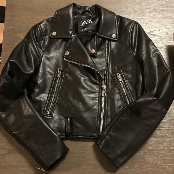 Zara Leather Jacket - Picture 1 of 5
